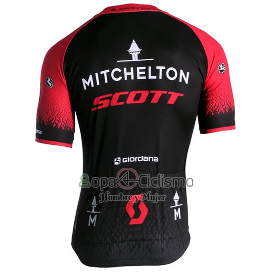 Scott Ropa Ciclismo Culotte Corto 2018 Mangas Cortas Negro Rojo